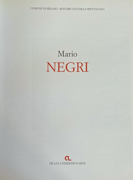 MARIO NEGRI