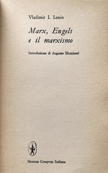 MARX, ENGELS E IL MARXISMO