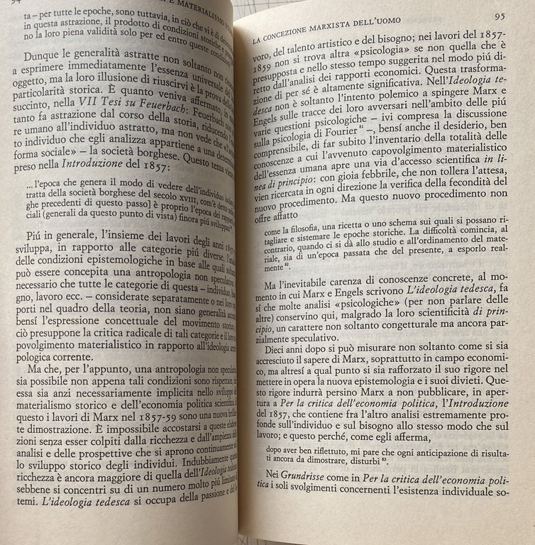 MARXISMO E TEORIA DELLA PERSONALITÀ. PROPOSTA PER UNA PSICOLOGIA CONCRETA