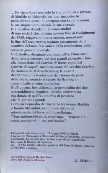 MATILDE SERAO, EDOARDO SCARFOGLIO UN'UNIONE TEMPESTOSA TRA LIBRI, GIORNALI, SCANDALI, …