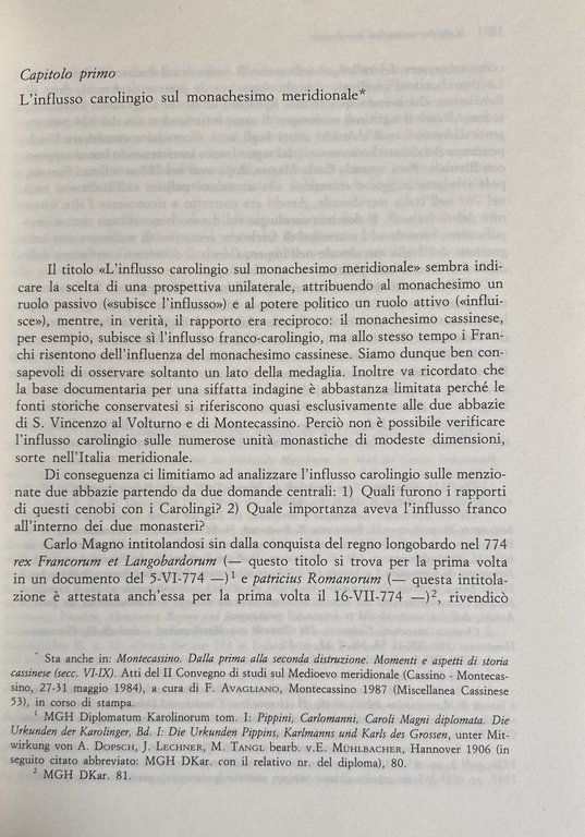 MEDIOEVO MONASTICO MERIDIONALE