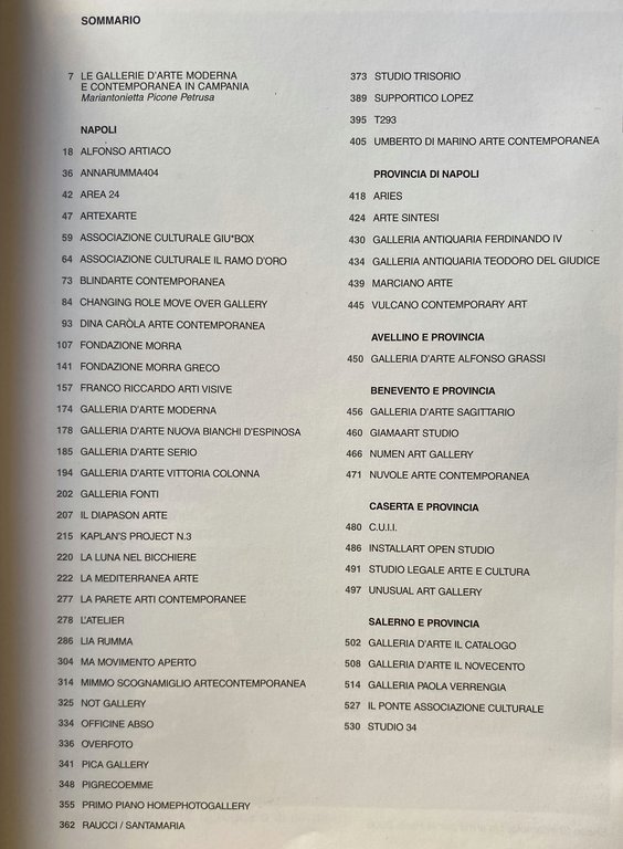 MEDITERRANEO LE GALLERIE D'ARTE MODERNA E CONTEMPORANEA IN CAMPANIA. (Edizione …