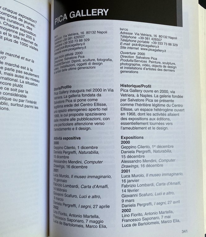 MEDITERRANEO LE GALLERIE D'ARTE MODERNA E CONTEMPORANEA IN CAMPANIA. (Edizione …