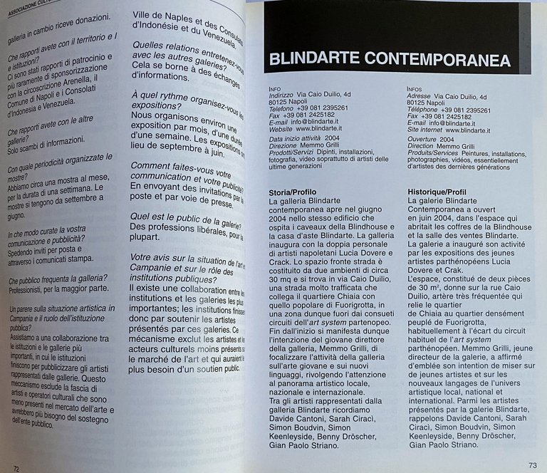 MEDITERRANEO LE GALLERIE D'ARTE MODERNA E CONTEMPORANEA IN CAMPANIA. (Edizione …