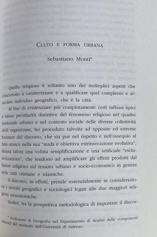 MEGALOPOLI/ECUMENOPOLI. LA CITTÀ COME DESTINO O COME SFIDA. DALLA MEGALOPOLI …