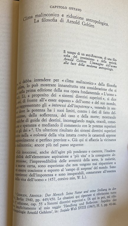 MELANCONIA E SOCIETÀ