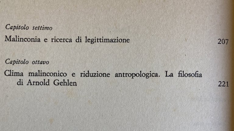 MELANCONIA E SOCIETÀ