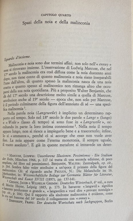 MELANCONIA E SOCIETÀ