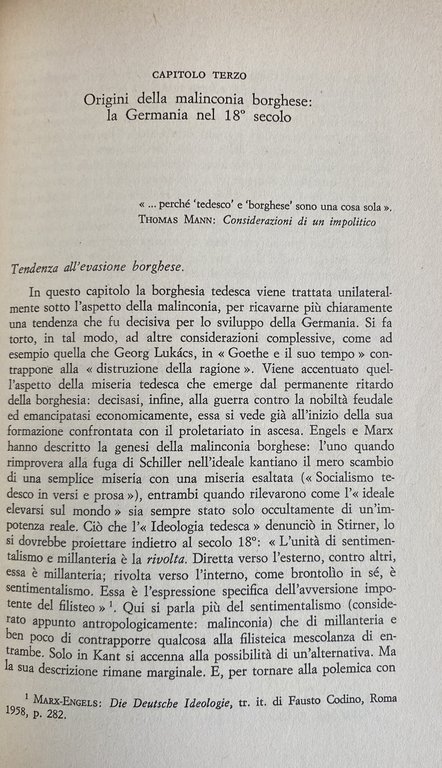 MELANCONIA E SOCIETÀ