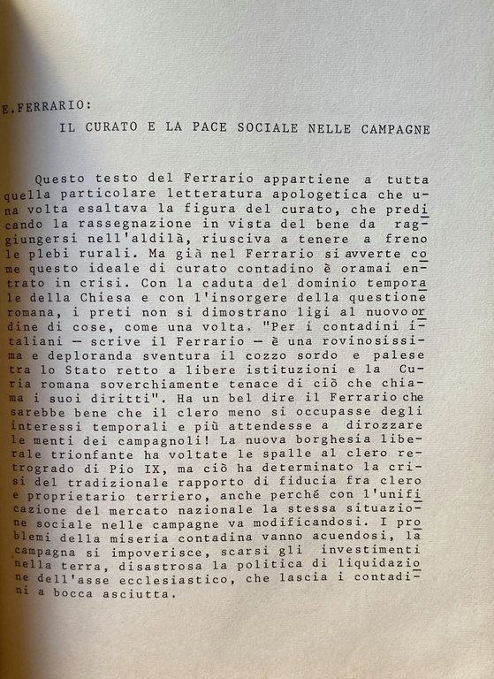 MERCATO NAZIONALE E PROBLEMI DEL MEZZOGIORNO. ANTOLOGIA SUI PROBLEMI DEL …