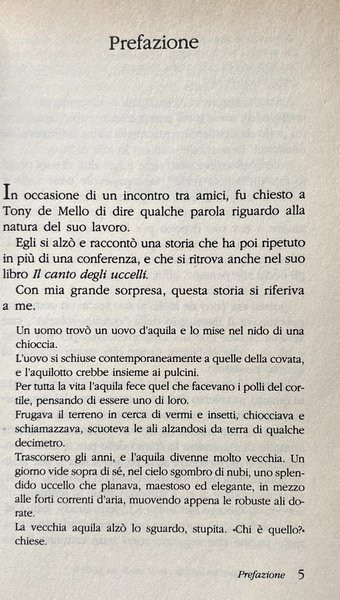 MESSAGGIO PER UN'AQUILA CHE SI CREDE UN POLLO. LA LEZIONE …