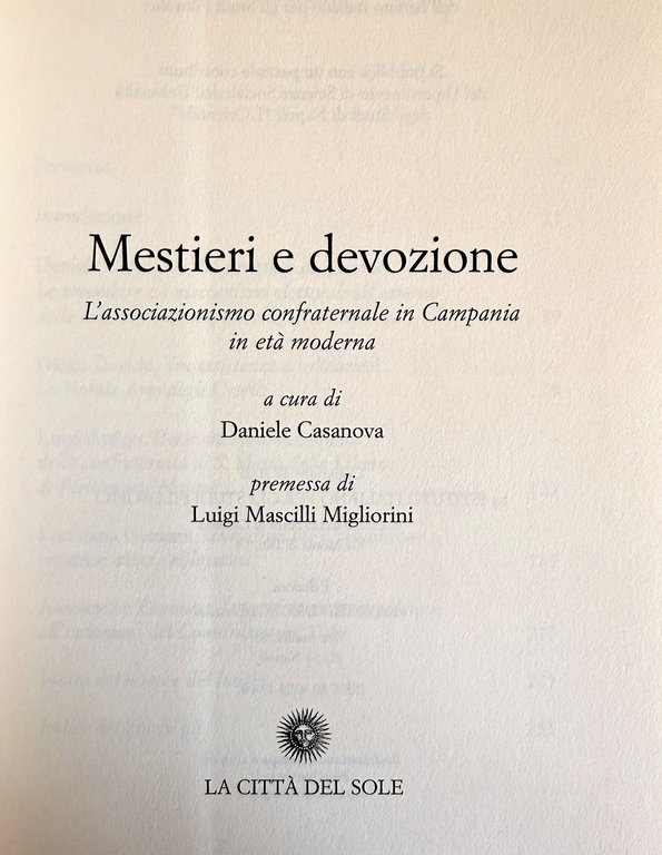 MESTIERI E DEVOZIONE: L'ASSOCIAZIONISMO CONFRATERNALE IN CAMPANIA IN ETÀ MODERNA | Immagine Gallery 5