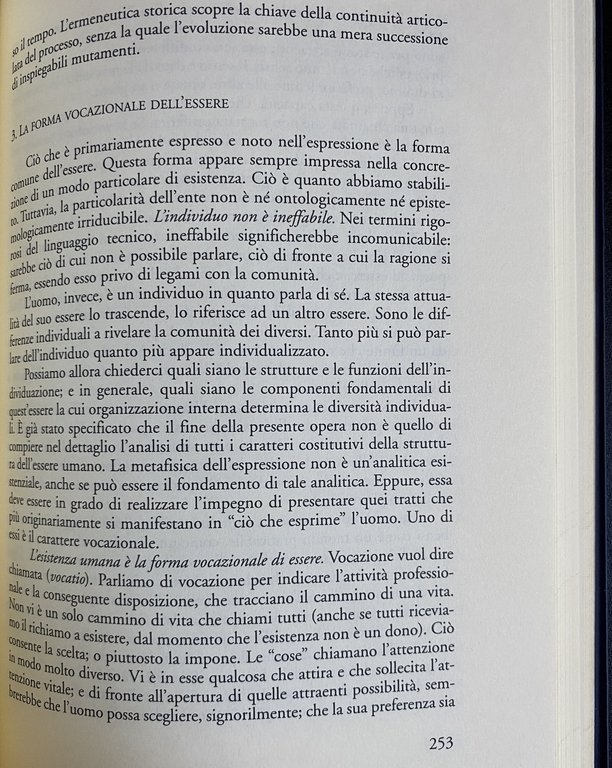 METAFISICA DELL'ESPRESSIONE