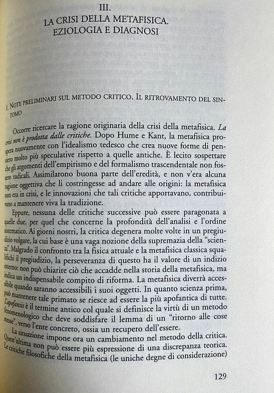 METAFISICA DELL'ESPRESSIONE