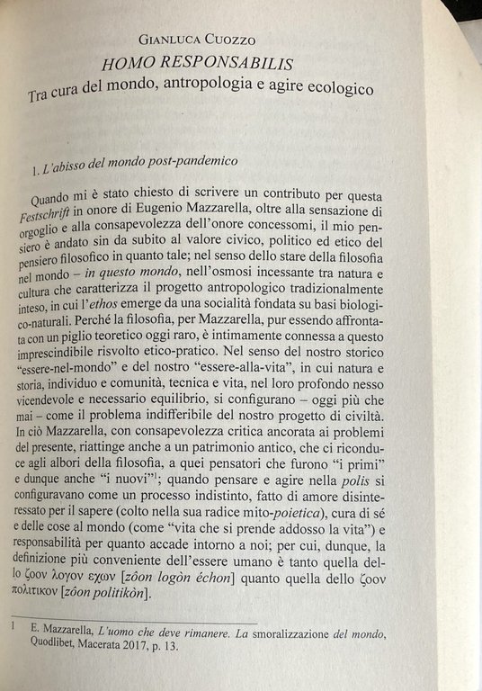 METAFISICA DELL'IMMANENZA SCRITTI PER EUGENIO MAZZARELLA. VOLUME I ONTOLOGIA E …