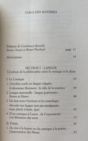 MÉTAMORPHOSE DE LA PHYSIS. GIORDANO BRUNO: INFINITÉ DES MONDES, VICISSITUDES …