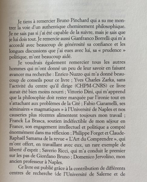 MÉTAMORPHOSE DE LA PHYSIS. GIORDANO BRUNO: INFINITÉ DES MONDES, VICISSITUDES …