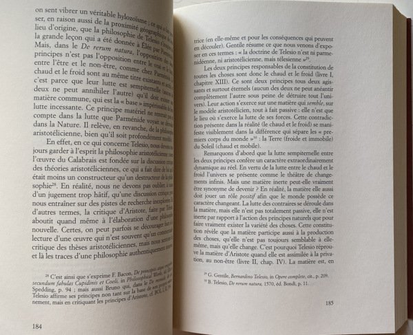 MÉTAMORPHOSE DE LA PHYSIS. GIORDANO BRUNO: INFINITÉ DES MONDES, VICISSITUDES …