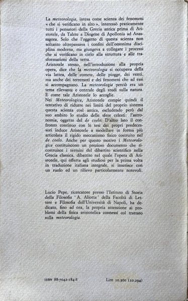 METEOROLOGICA. A CURA DI LUCIO PEPE GUIDA