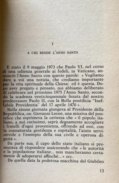 MISTERI E SEGRETI DELL'ANNO SANTO