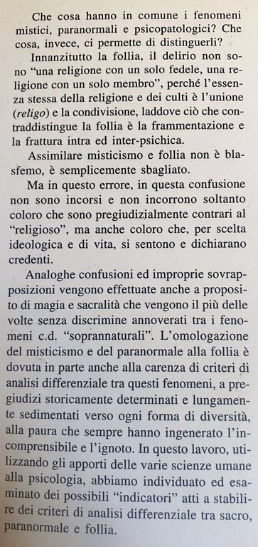 MISTICISMO PARANORMALE E FOLLIA | Immagine Gallery 6