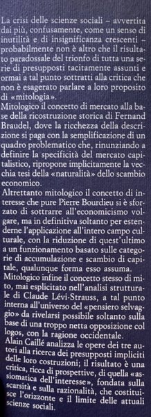 MITOLOGIA DELLE SCIENZE SOCIALI. BRAUDEL, LÉVY-STRAUSS, BOURDIEU