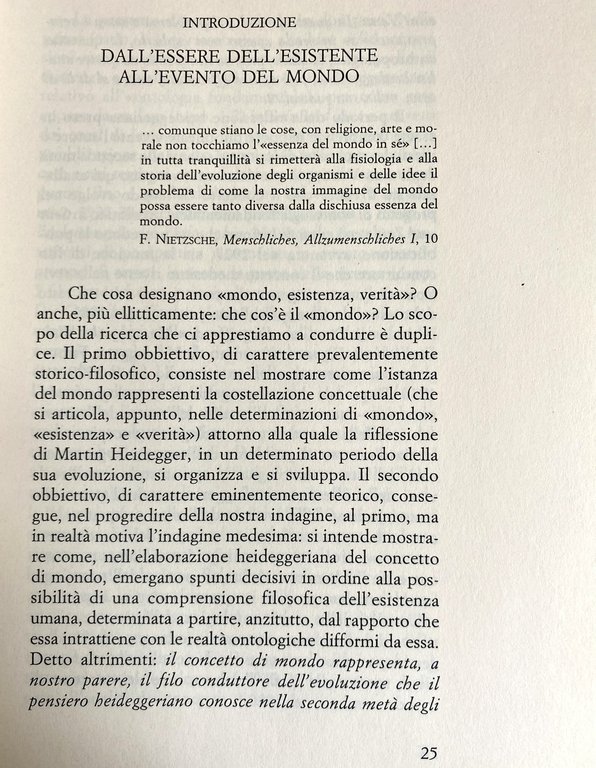 MONDO, ESISTENZA, VERITÀ. ONTOLOGIA FONDAMENTALE E COSMOLOGIA FENOMENOLOGICA NELLA RIFLESSIONE … | Immagine Gallery 18