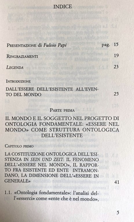 MONDO, ESISTENZA, VERITÀ. ONTOLOGIA FONDAMENTALE E COSMOLOGIA FENOMENOLOGICA NELLA RIFLESSIONE … | Immagine Gallery 8