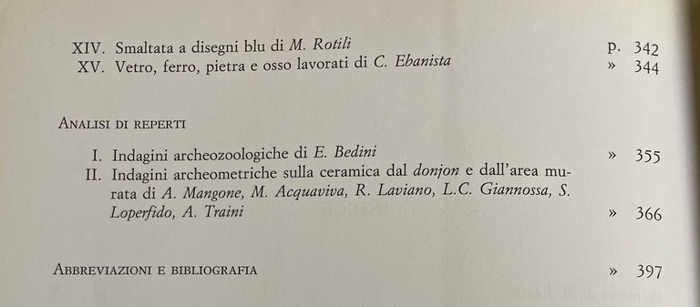 MONTELLA: RICERCHE ARCHEOLOGICHE NEL DONJON E NELL'AREA MURATA (1980-92 E …