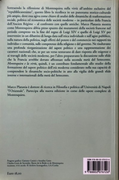 MONTESQUIEU E LA VIRTÙ. RAPPRESENTAZIONI DELLA FRANCIA DI ANCIEN RÉGIME …