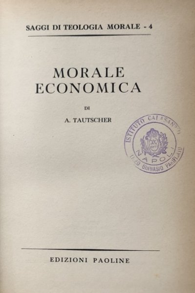 MORALE ECONOMICA