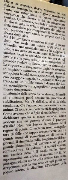 MUSSOLINI. IL FASCINO DI UN DITTATORE