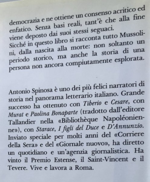 MUSSOLINI. IL FASCINO DI UN DITTATORE