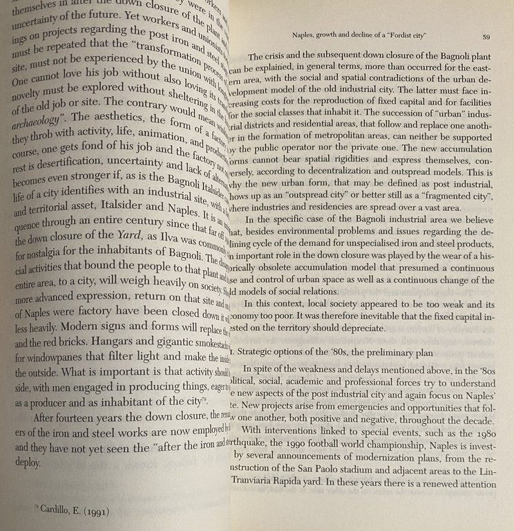 NAPLES: THE POST INDUSTRIAL CHALLENGE. FROM NITTI TO THE STRATEGIC … | Immagine Gallery 7