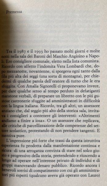 NAPOLI FINE NOVECENTO. POLITICI, CAMORRISTI, IMPRENDITORI