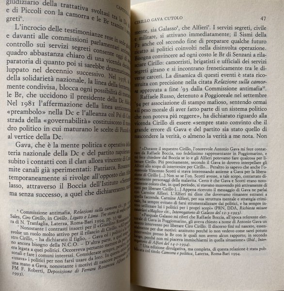 NAPOLI FINE NOVECENTO. POLITICI, CAMORRISTI, IMPRENDITORI