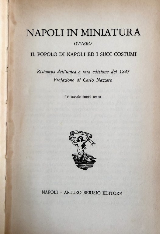 NAPOLI IN MINIATURA, OVVERO IL POPOLO DI NAPOLI ED I … | Immagine Gallery 2