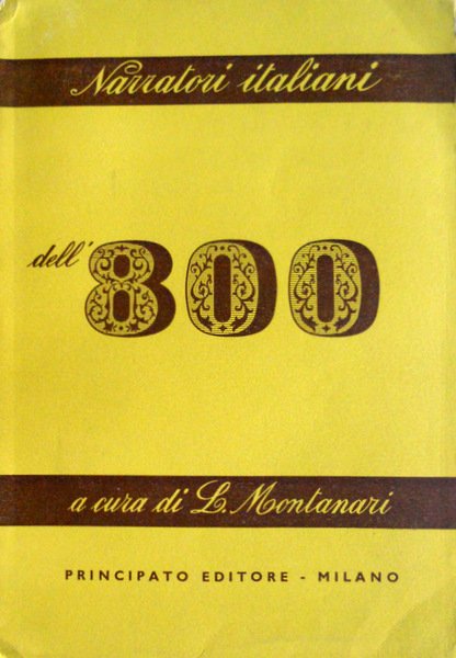 NARRATORI ITALIANI DELL'OTTOCENTO