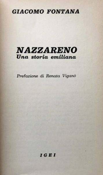 NAZZARENO. UNA STORIA EMILIANA