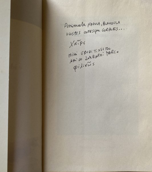 NEL SEGNO DI ERASMO. PHYLOLOGIA PERENNIS E IDENTITÀ CULTURALE EUROPEA