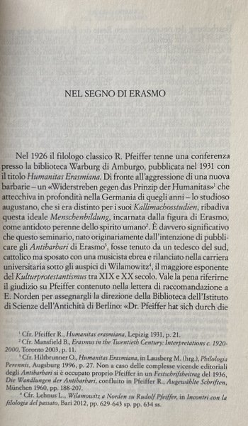 NEL SEGNO DI ERASMO. PHYLOLOGIA PERENNIS E IDENTITÀ CULTURALE EUROPEA