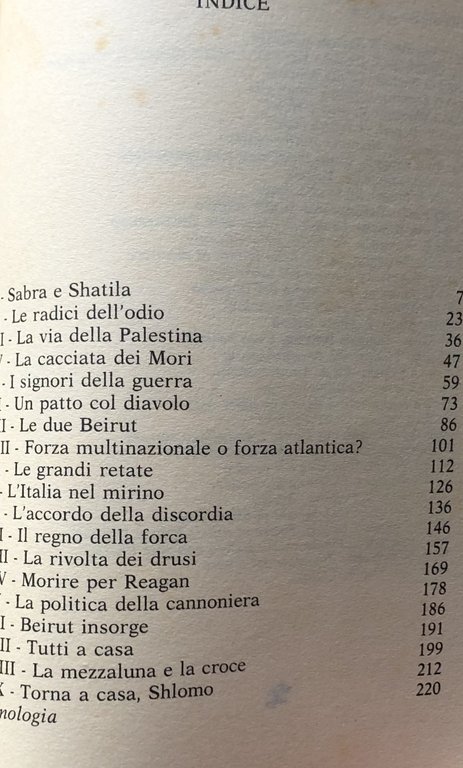 NELL'INFERNO LIBANO. NELLA TRAGEDIA DI UNA NAZIONE LE RADICI DEL …