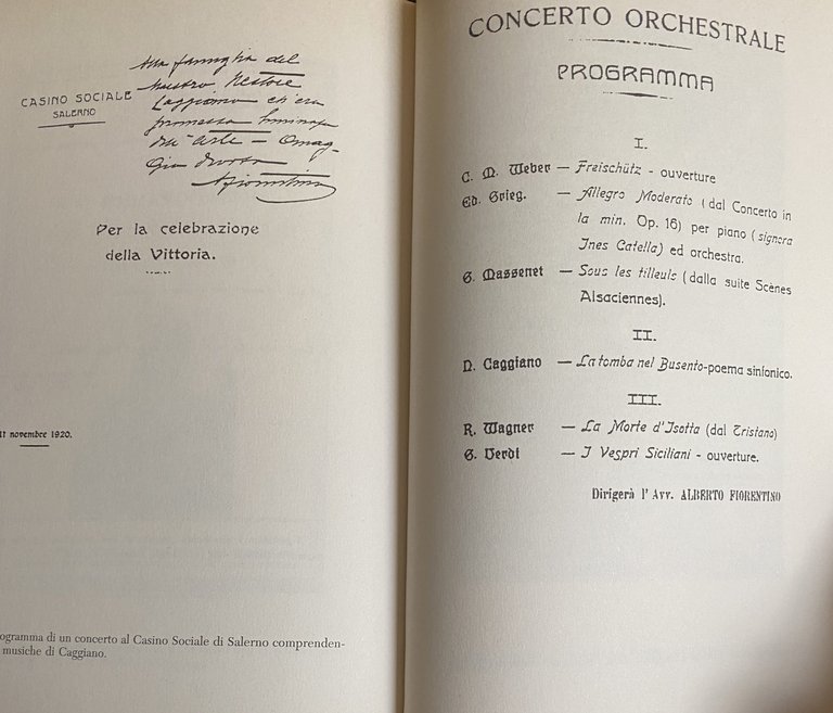 NESTORE CAGGIANO E IL SUO TEMPO.