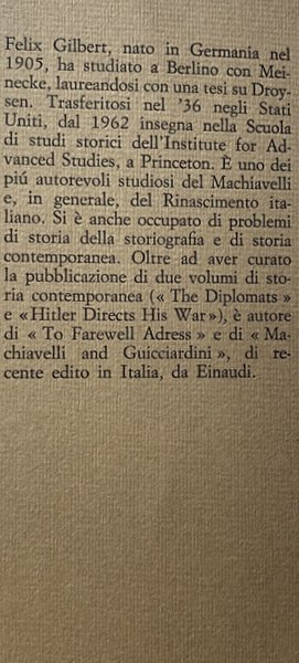 NICCOLÒ MACHIAVELLI E LA VITA CULTURALE DEL SUO TEMPO