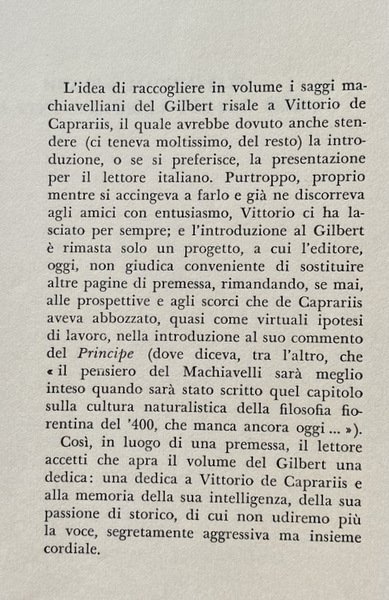 NICCOLÒ MACHIAVELLI E LA VITA CULTURALE DEL SUO TEMPO