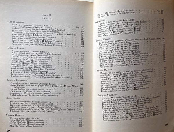 NOSTRO NOVECENTO. ANTOLOGIA DELLA CRITICA, DELLA POESIA E DELLA NARRATIVA …