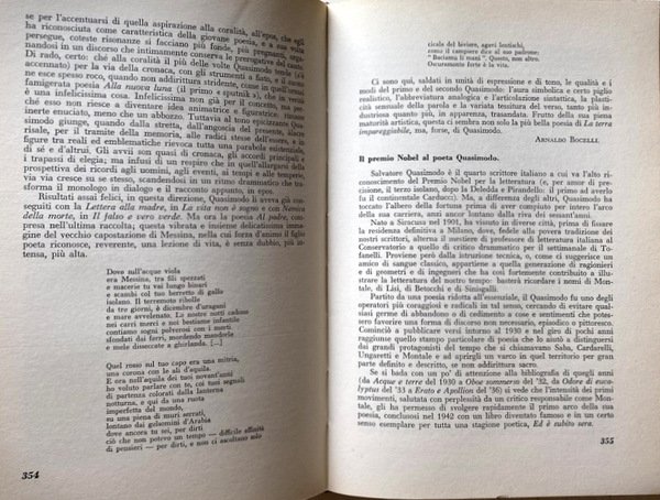 NOSTRO NOVECENTO. ANTOLOGIA DELLA CRITICA, DELLA POESIA E DELLA NARRATIVA …