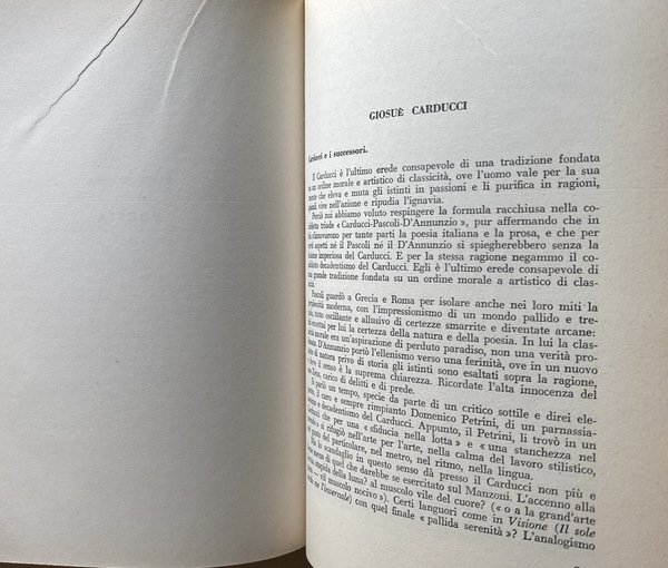 NOSTRO NOVECENTO. ANTOLOGIA DELLA CRITICA, DELLA POESIA E DELLA NARRATIVA …