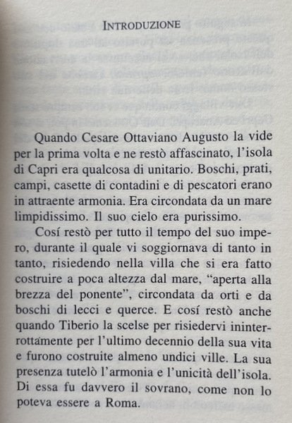 NOTE SU CAPRI. PREFAZIONE DI GIULIO ANDREOTTI