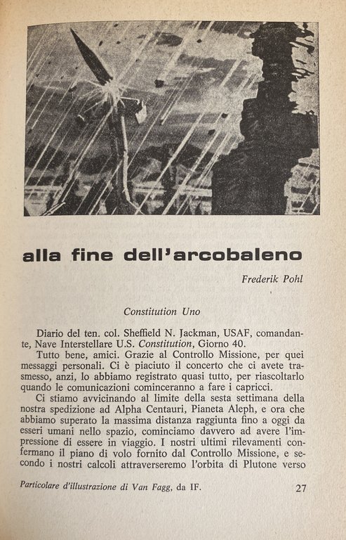 NOVA SF ALLA FINE DELL'ARCOBALENO. RIVISTA DI FANTASCIENZA DIRETTA DA …